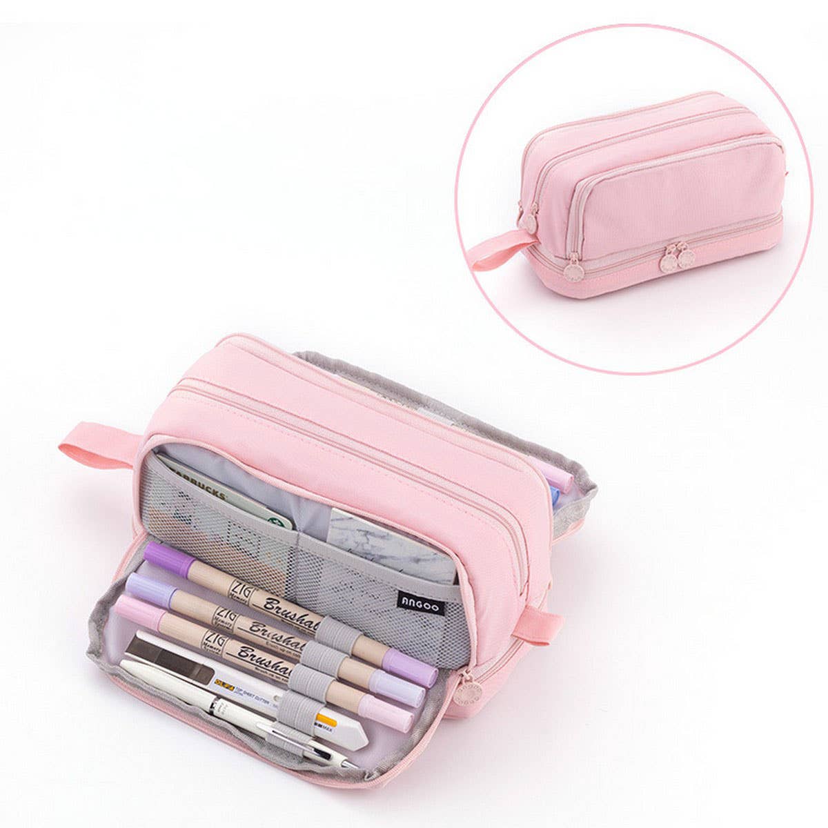SIMPLE DOUBLE LAYER MULTIFUNCTIONAL PENCIL CASE_CWMM1968