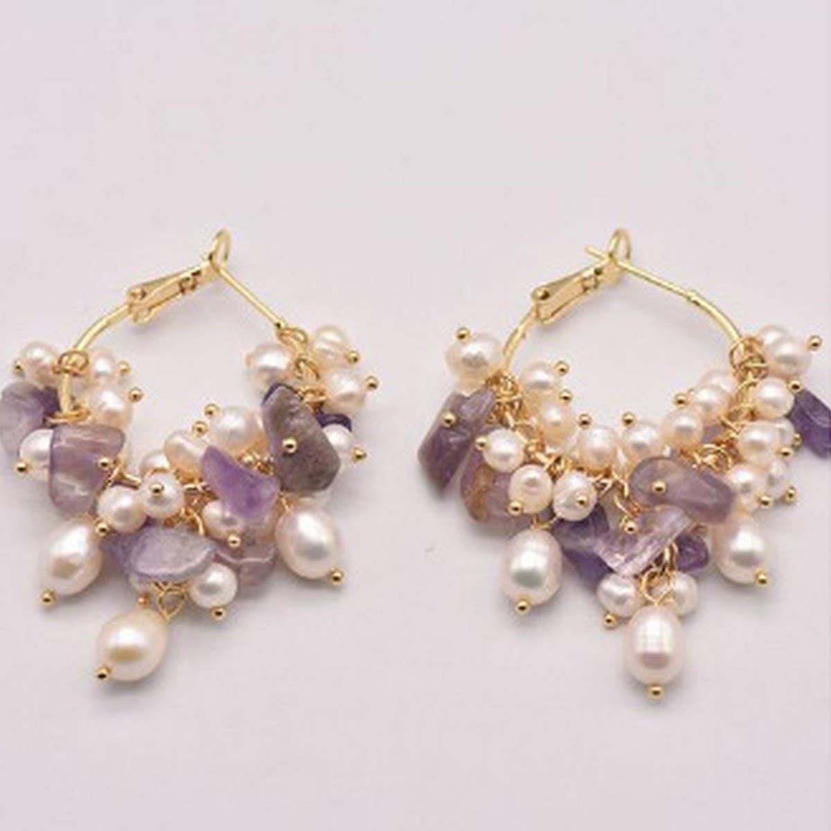 SIMPLE AND VERSATILE HIGH END PURPLE EARRINGS_CWAJE3771