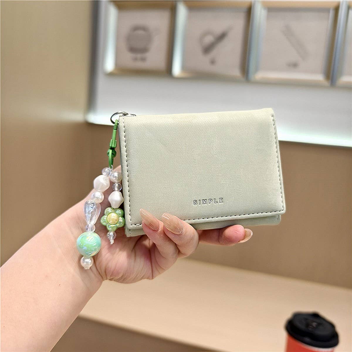 Trifold Short Wallet For Women With Card Slots_Cwab06208