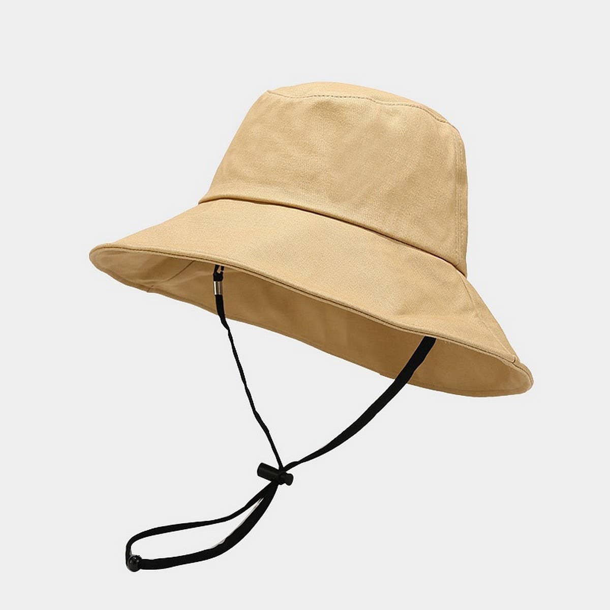 Uv Protection Wide Brim Bucket Hat For Summer_Cwah3892
