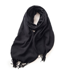 Winter Scarf Shawl Soft Warm Fringe Design