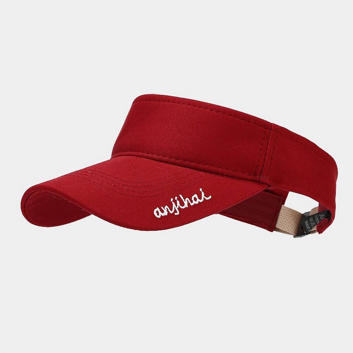 EMBROIDERED HIP HOP VISOR HAT BASEBALL CAP_CWAH3293