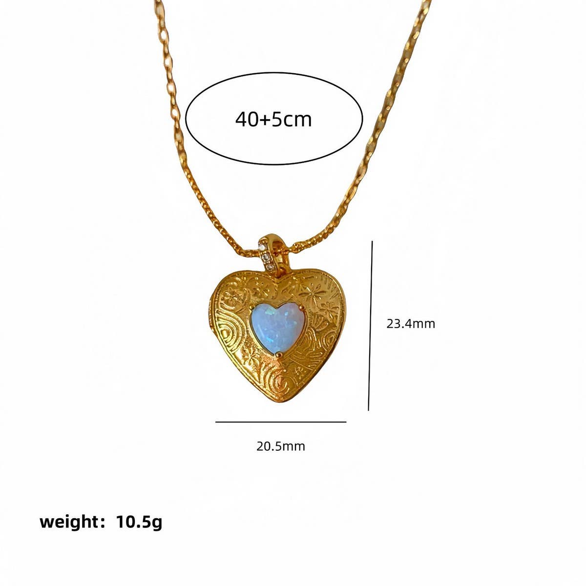 NICHE DESIGN LOVE PENDANT NECKLACE FOR WOMEN_CWMM3776