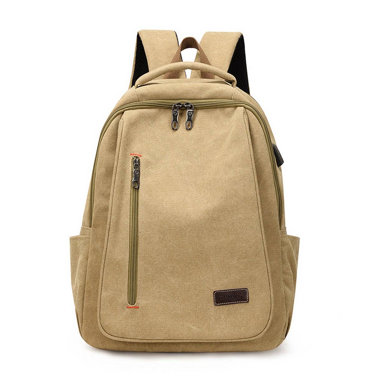 SIMPLE VERSATILE CANVAS BACKPACK LAPTOP BAG_CWAB2201