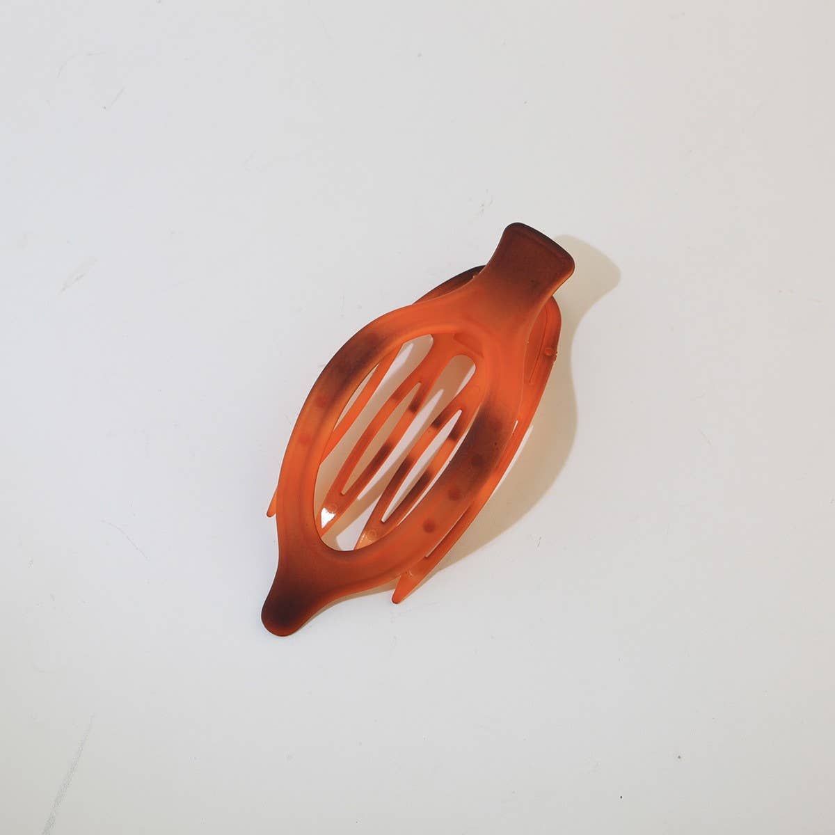 Glossy Matte Oval Hair Clip-Large Duckbill Style_Cwaha07479