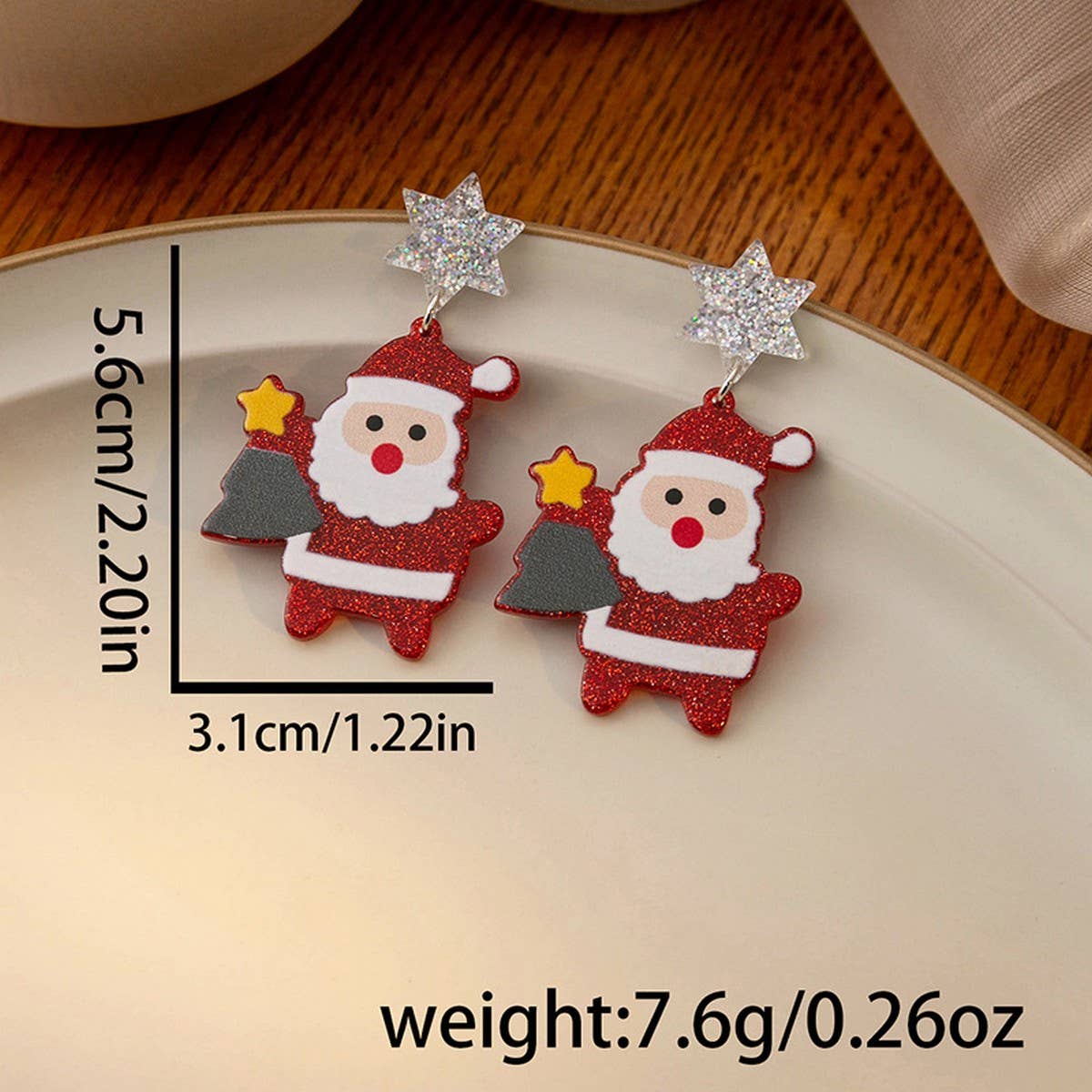 CHRISTMAS SIMPLE AND VERSATILE CARTOON EARRINGS_CWAJE1833