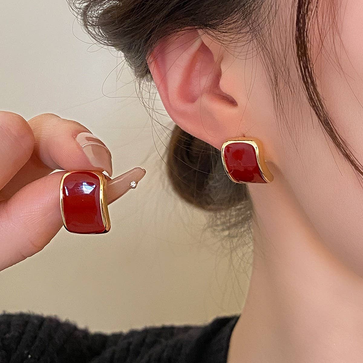 RETRO OIL DROP CASUAL VERSATILE EARRINGS_CWASC1326
