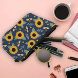 BEE PATTERN DOUBLE SIDED PRINTED COSMETIC BAG_CWAB2258