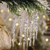 Cwmm10167_Christmas Tree Clear Icicle Hanging Ornament