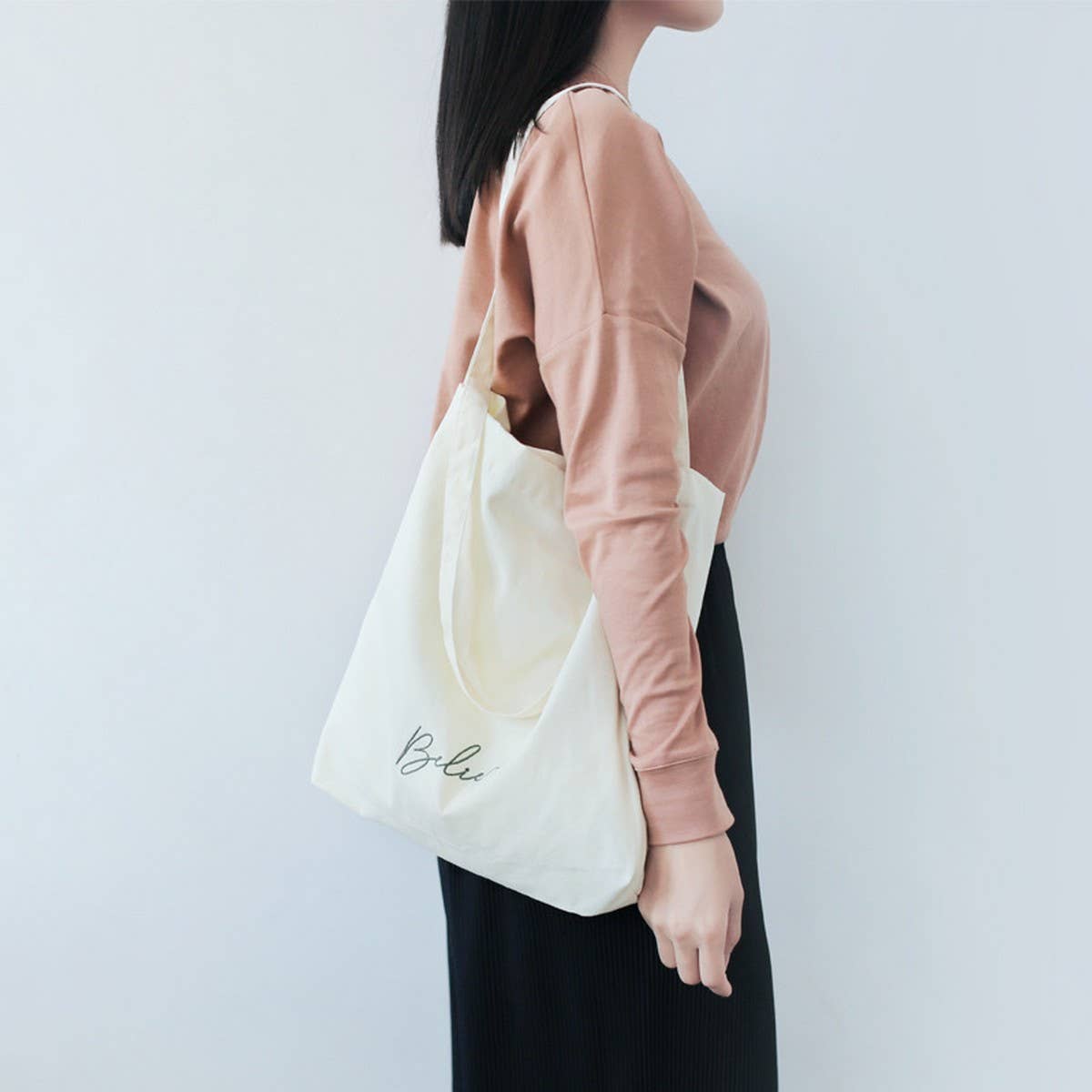 EMBROIDERED CANVAS TOTE BAG FOR WOMEN LARGE SIZE_CWAB5625