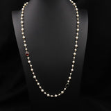Womens High-End Pearl Sweater Necklace