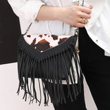 Women Leopard Tassel Shoulder Bag_Cwab0793