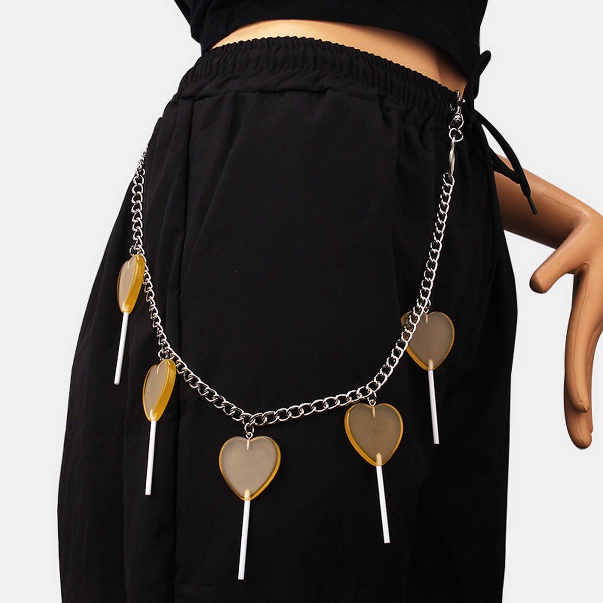 COLORED LOLLIPOP PENDANT PANTS CHAIN_CWMM0683