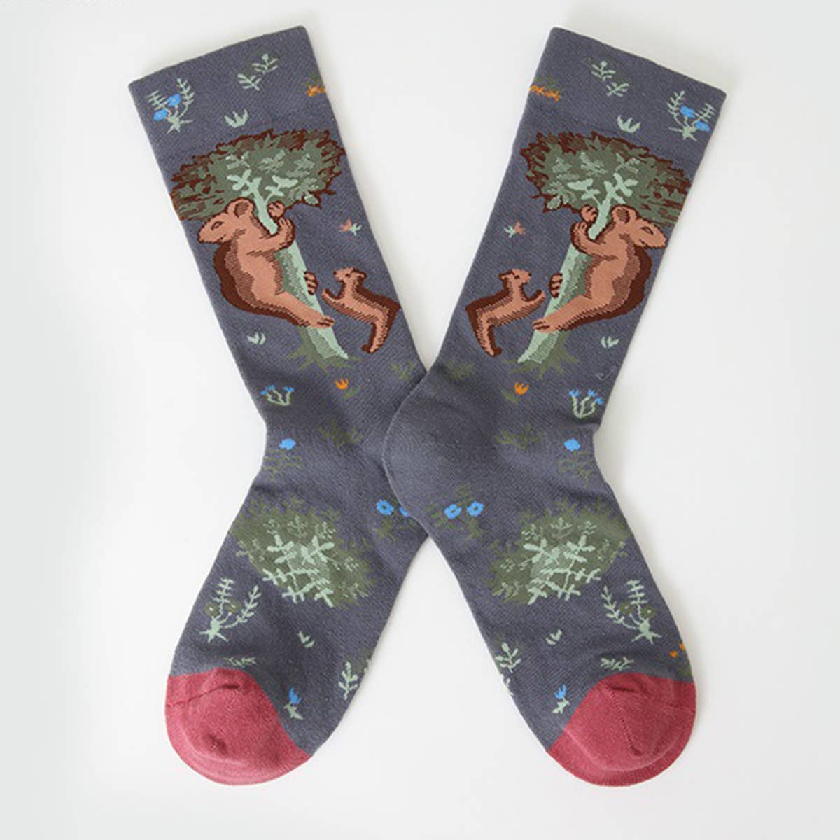 FRENCH FASHION COTTON SKI SOCKS_CWMS0192