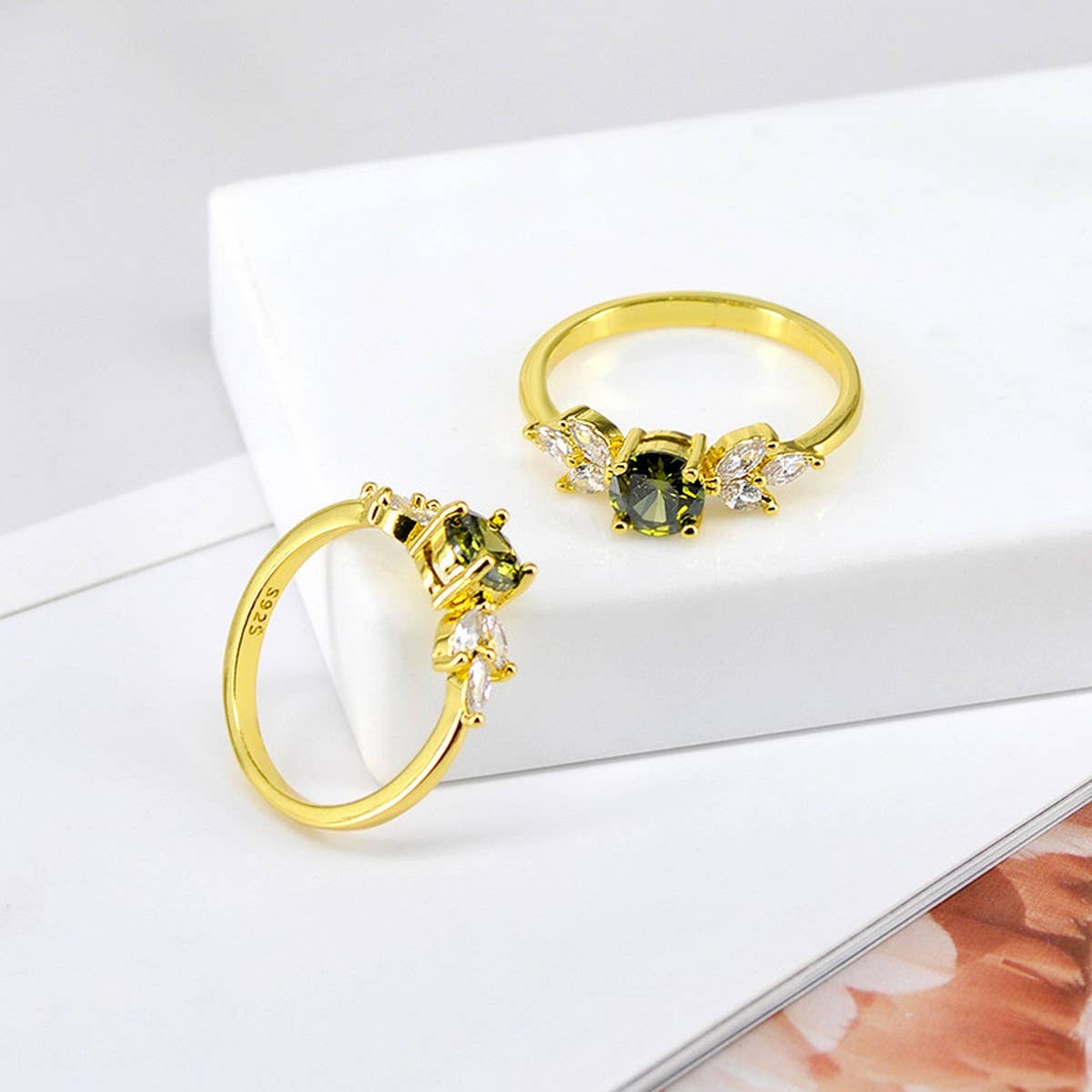 HOT SELLING EMERALD DIAMOND FASHION RING_CWAJE1749