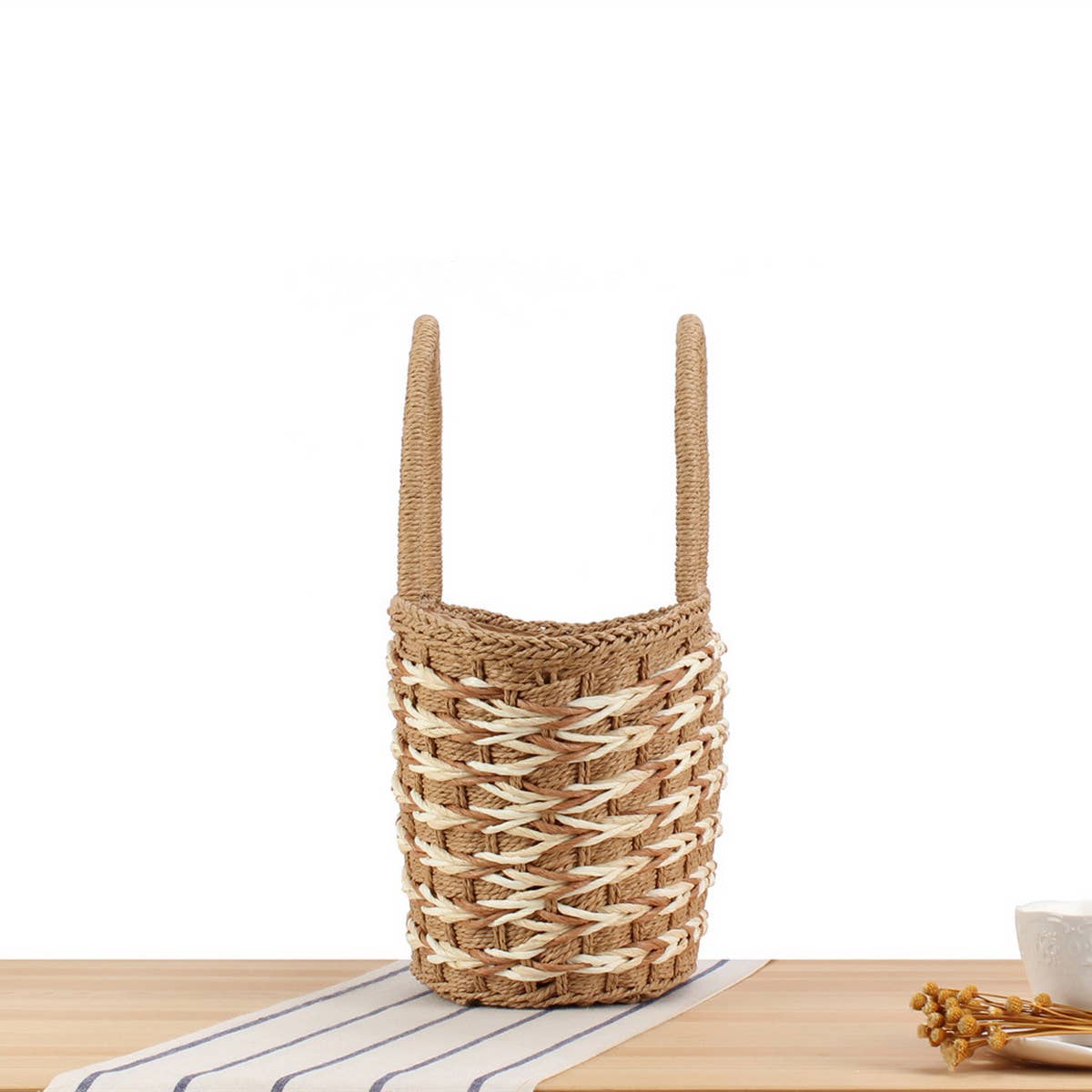 POPULAR SUMMER PORTABLE LARGE CAPACITY STRAW BAG_CWAB2100
