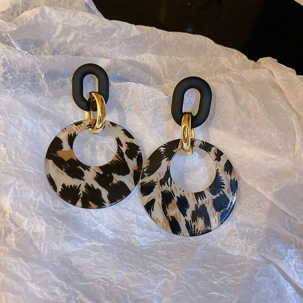 GEOMETRIC CIRCLE RETRO VERSATILE EARRINGS_CWAJE2169