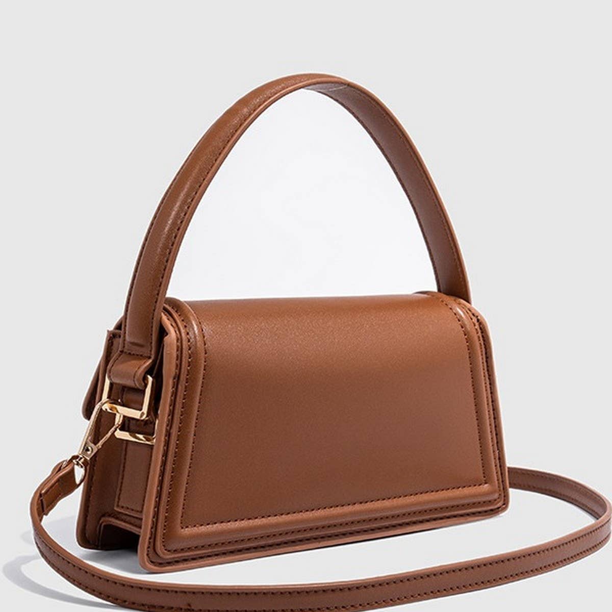 FASHION CASUAL MINI TRAPEZOIDAL SHOULDER BAG_CWAB3434