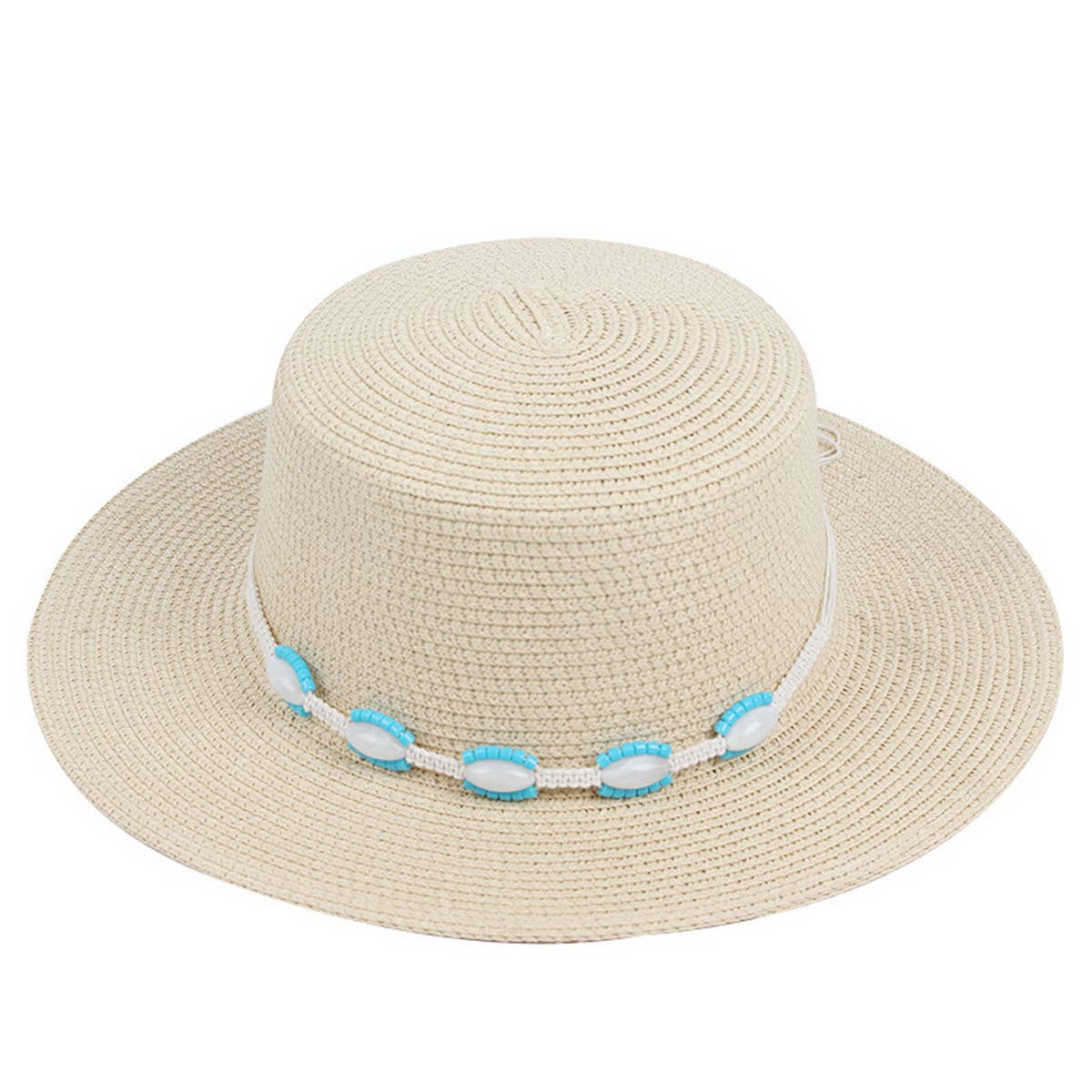 SUN PROTECTION BEACH VACATION STRAW HAT_CWAH1202