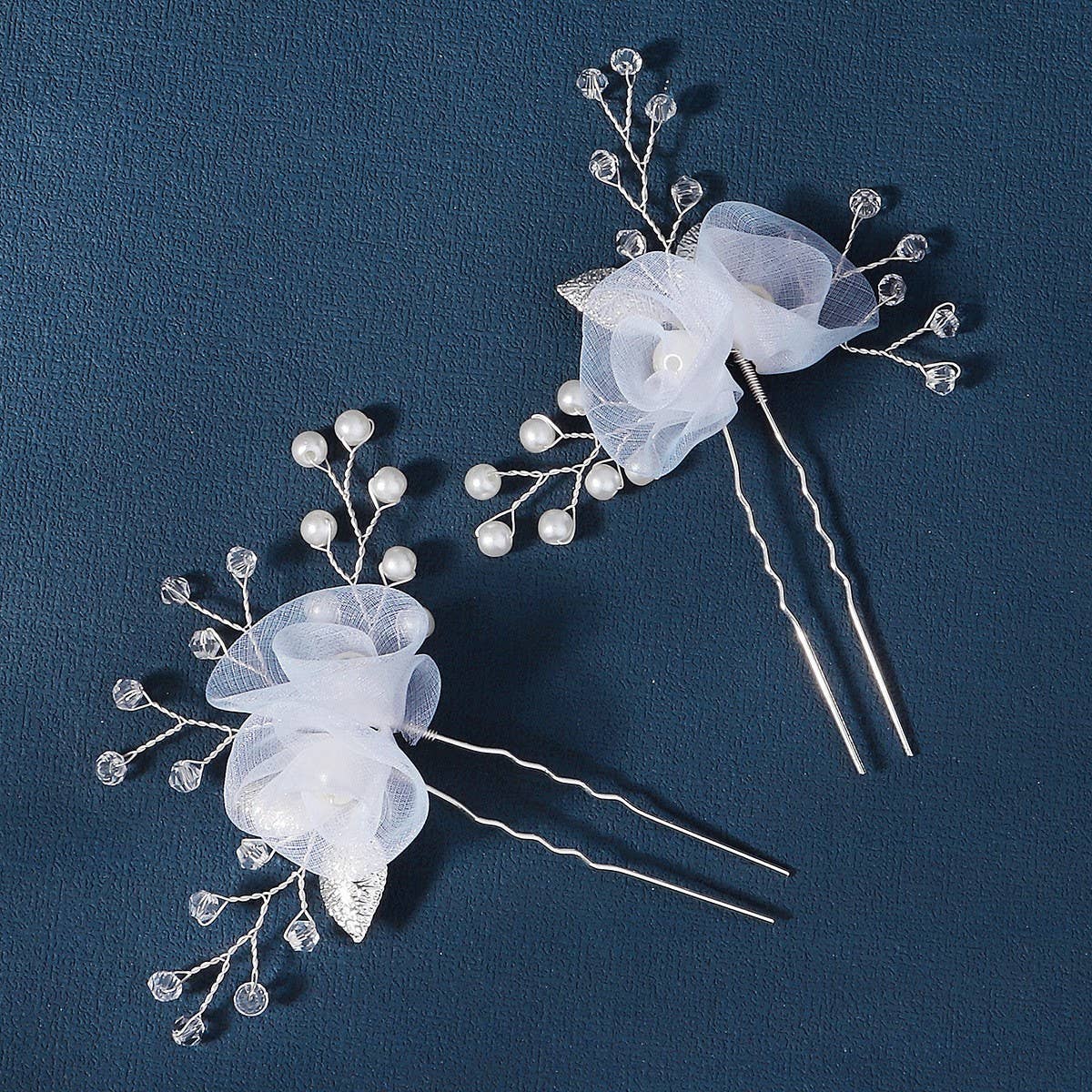 NEW BEAUTIFUL SILK FLOWER BRIDAL HAIR ACCESSORIES_CWAHA2782