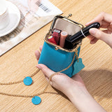 MINI LEATHER CHAIN BAG CUTE MULTI USE POUCH_CUAB00390