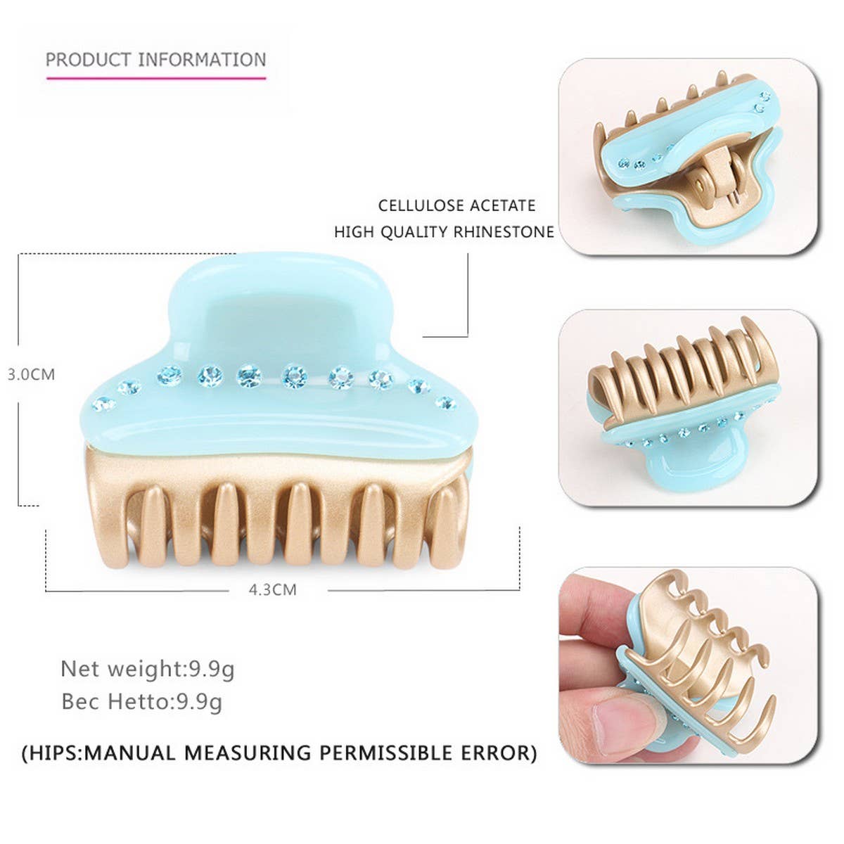 ACETATE SINGLE ROW DRILL MEDIUM SIZE GRIPPER_CWAHA4246