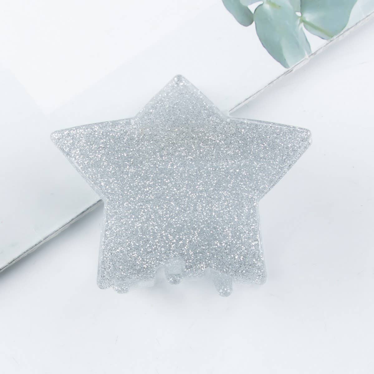 Cwaha1248_Independence Day Star Shape Hair Claw Clip