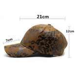 Womens Leopard Print Baseball Cap - Sun Hat Cwah1091