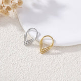 NEW PUNK POLISHED STEEL TEARDROP SEPTUM RING_CWMM9604