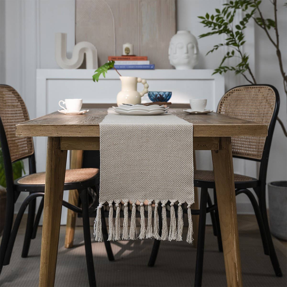 NORDIC GEOMETRIC TASSEL FASHION TABLECLOTH_CWMM1001