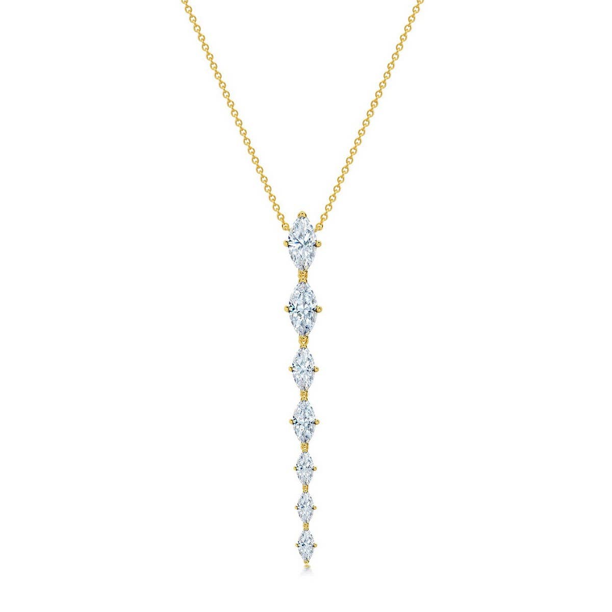 Zirconia Val Round Pendant Necklace_Cwmm5305