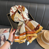 Women New Long Silk Scarf