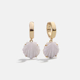 Trendy Summer Ocean Shell Earrings Stainless Steel