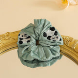 PANDA EMBROIDERED HAIR TIE FOR TRADITIONAL WEAR_CWAHA5414