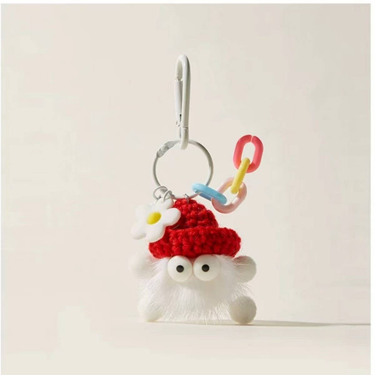 Cwmm10413_Cute Keychain Plush Backpack Bag Charm