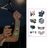 GLOW IN THE DARK SPORT TATTOOS SWEATPROOF SET_CWMM8387