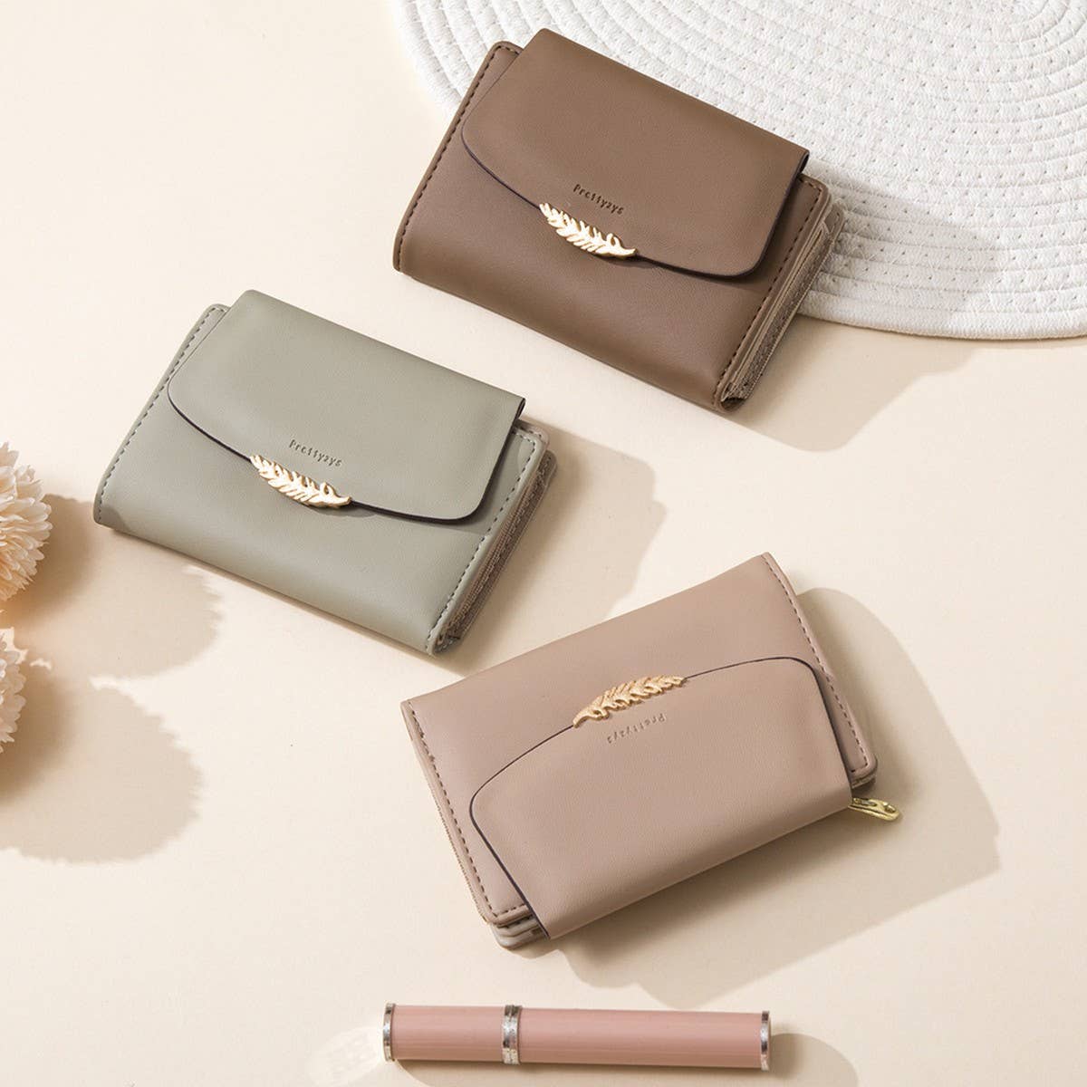 FASHIONABLE AND SIMPLE FOLDING STUDENT WALLET_CWAB2342