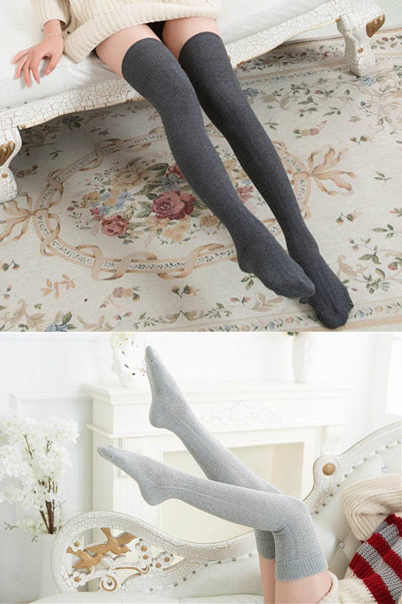 OVER KNEE THIGH HIGH LONG BOOT STOCKING SOCKS_CWMS014