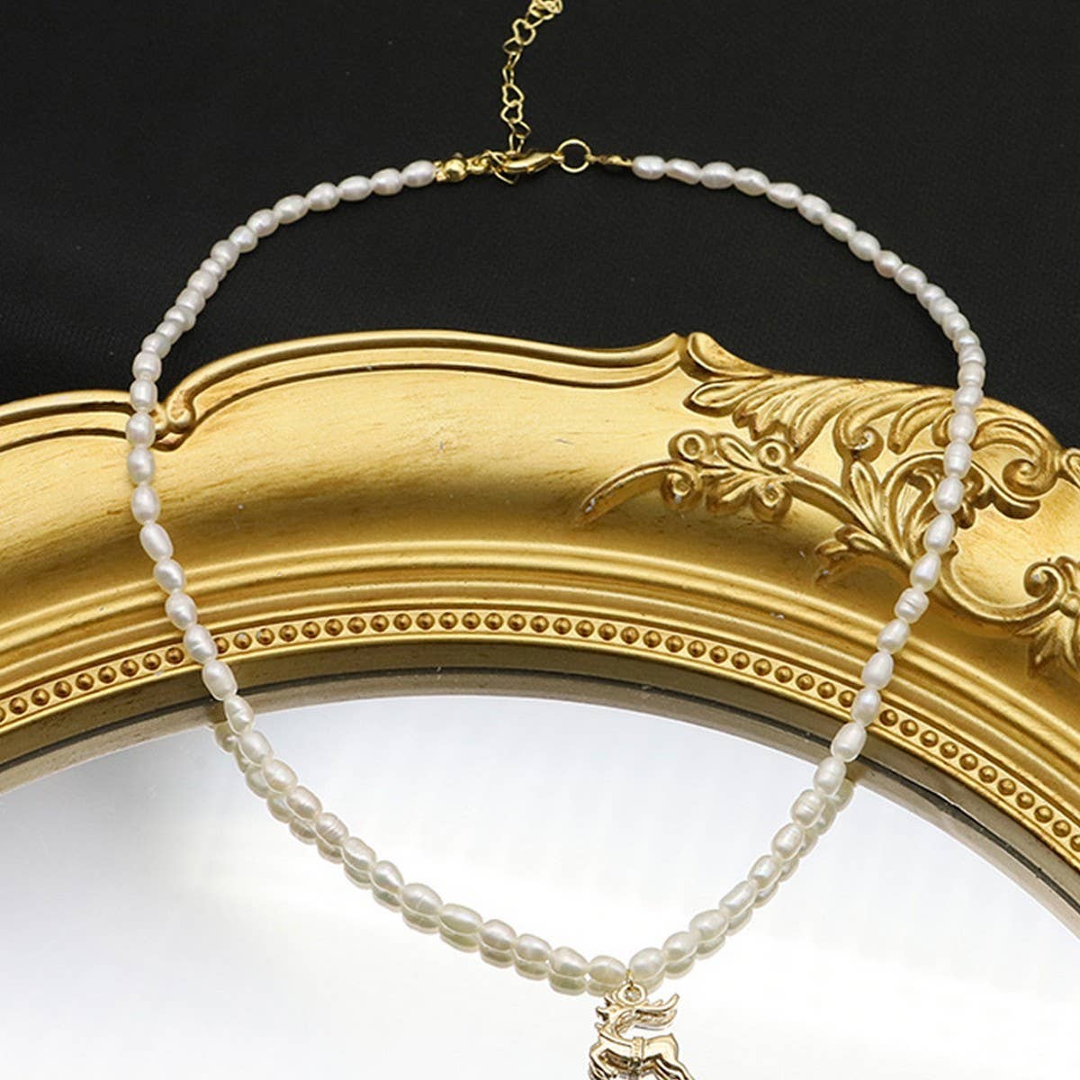 NEW HIGH END NATURAL PEARL NECKLACE FOR WOMEN_CWAJE3861