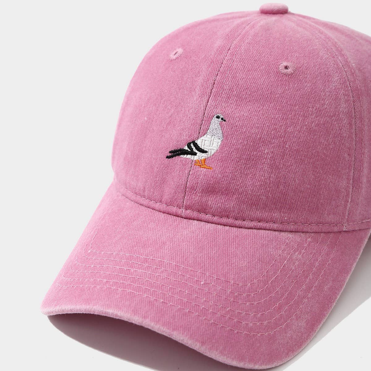 Dove Embroidered Washed Sun Baseball Cap_Cwah04644