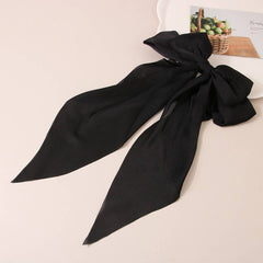 Cwaha1104_Simple Temperament Bow Hair Clip