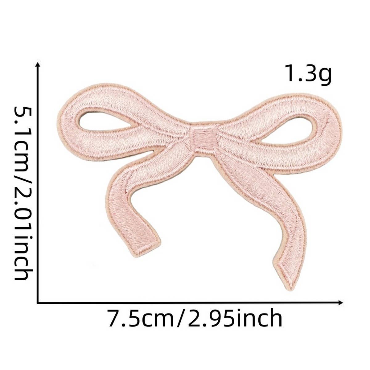 NEW BABY COLORFUL BOW EMBROIDERED PATCH_CWMM4023