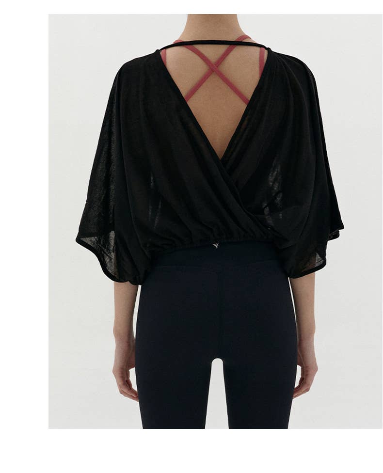 Sports Blouse Tencel Breathable Running Sunscreen