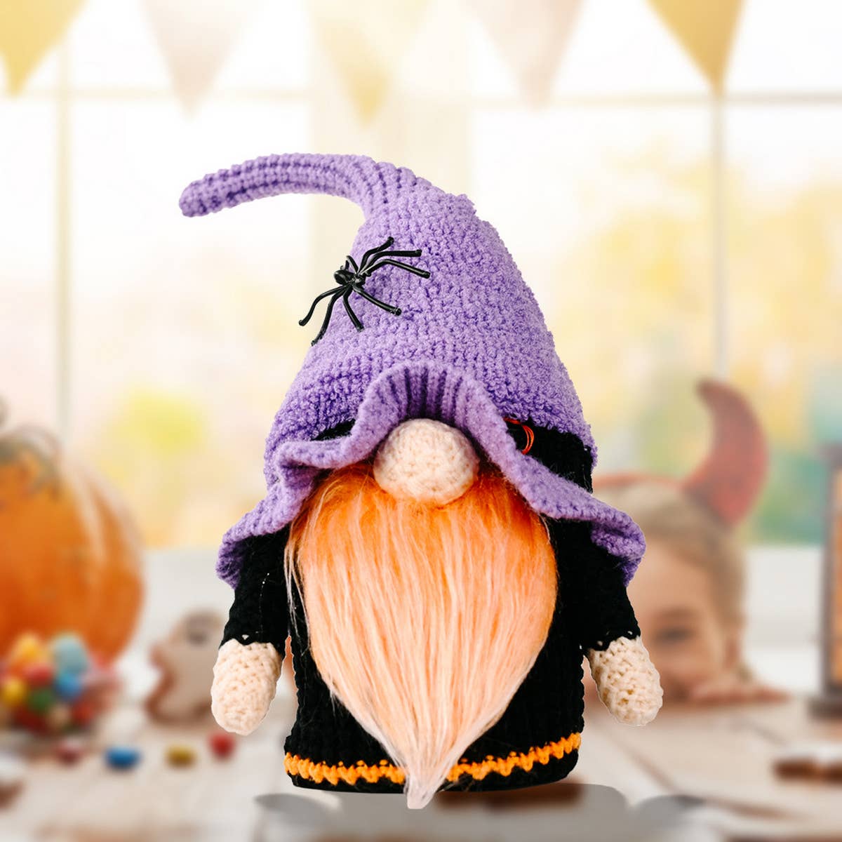 HALLOWEEN KNITTED RUDOLPH DOLL ORNAMENTS_CWMM1776