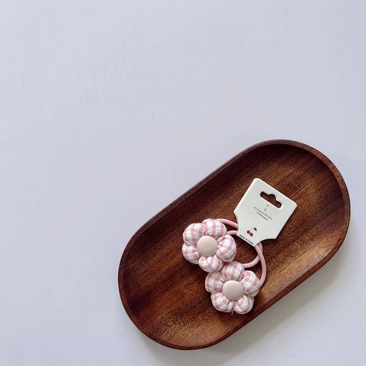 NEW CUTE PLAID CHILDRENS HAIR ROPE_CWAHA1846