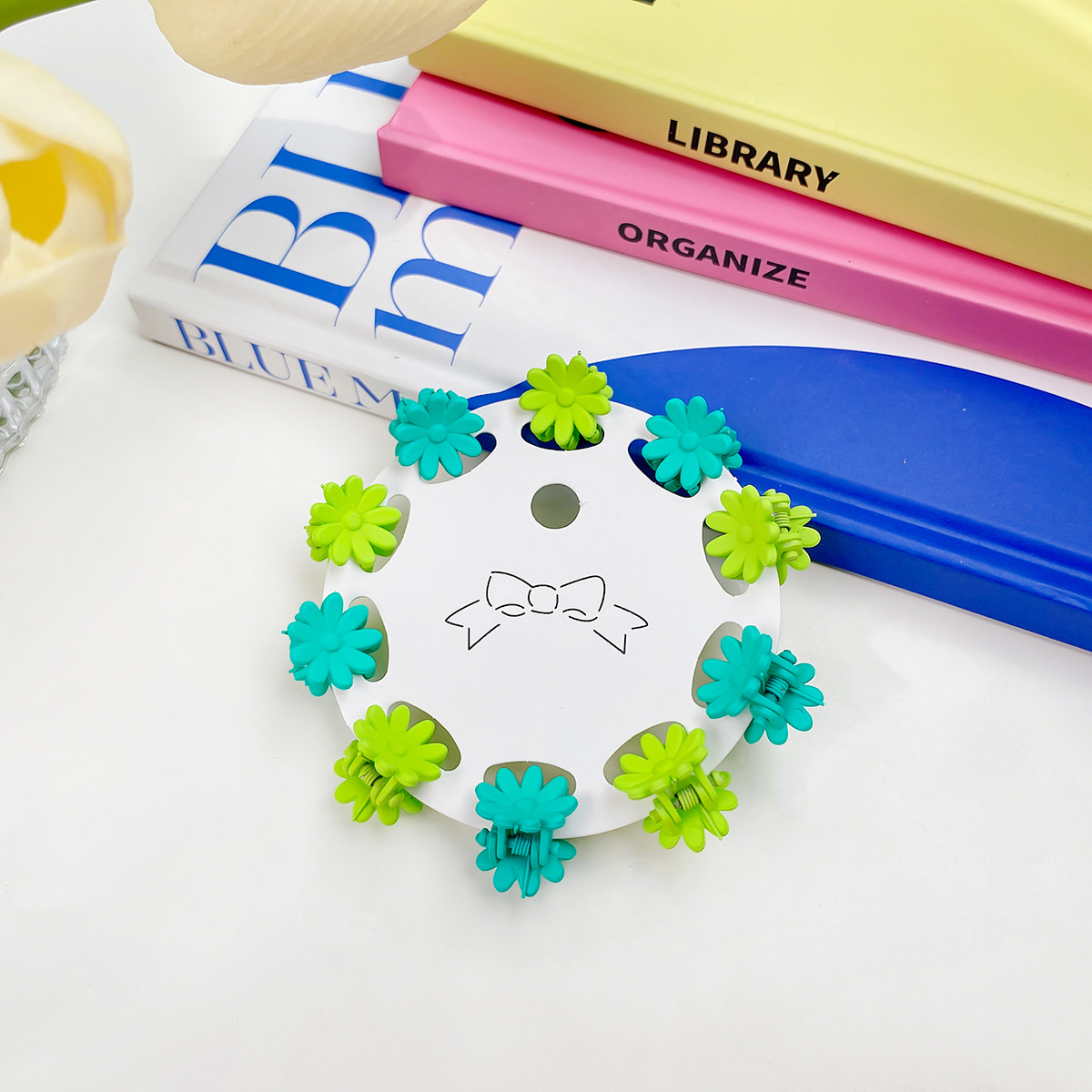 10PCS MINI HAIR CLAW SET CANDY COLOR CUTE CLIPS_CWAHA0716