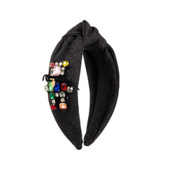 Vintage Fabric Rhinestone Color Matching Headband