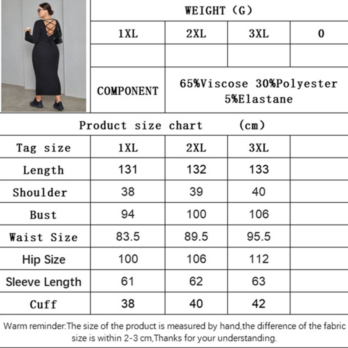 AUTUMN KNIT BACKLESS DRESS STYLISH SEXY_CWDMD6039