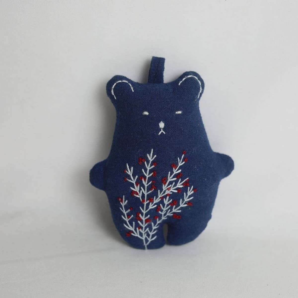 HAND EMBROIDERED CUTE BEAR PLUSH CHARM_CWMM6001
