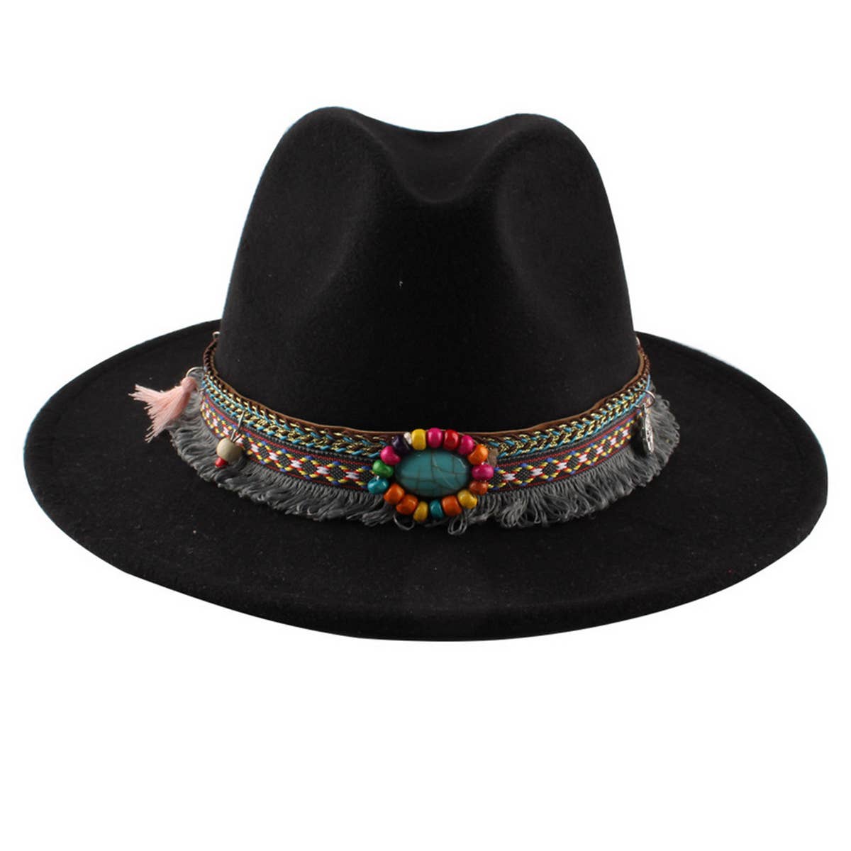 Women Retro Warm Felt Hat Jazz Hat_Cwah0753